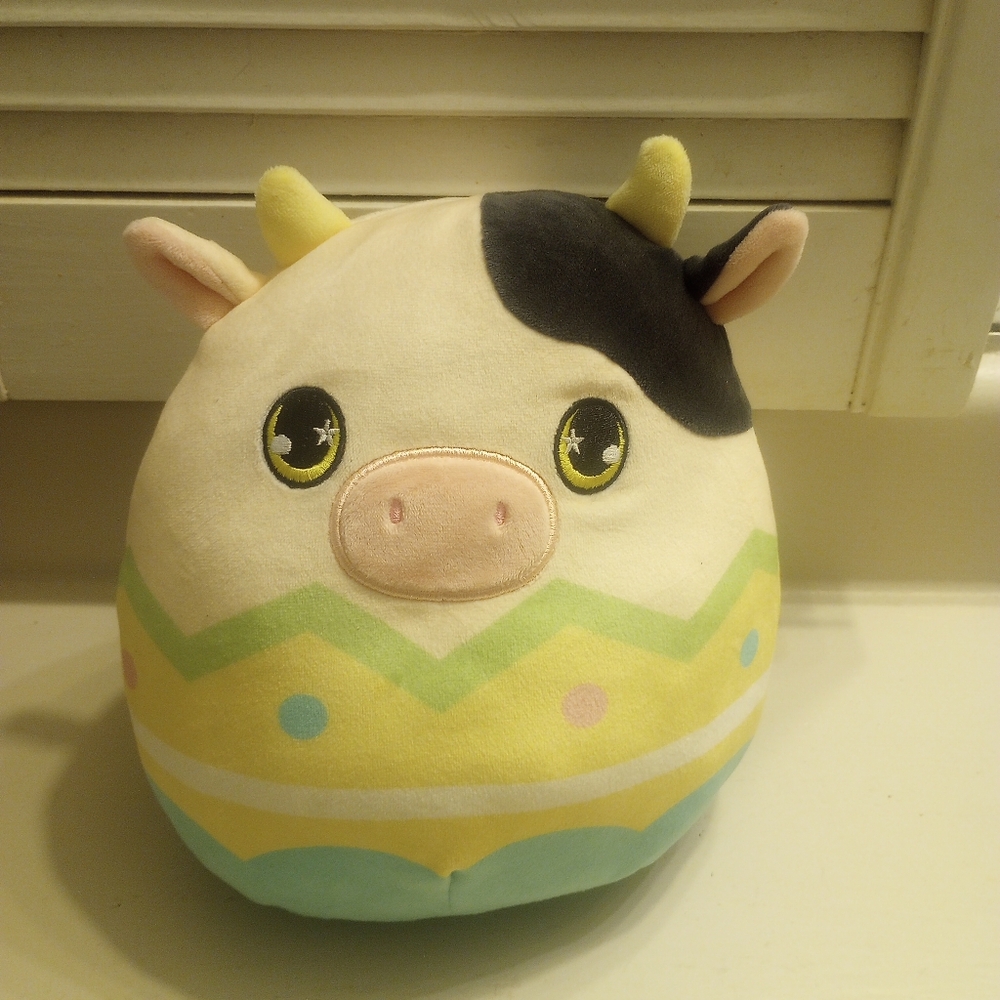 Squishmallows Connor The Easter Cow Plush